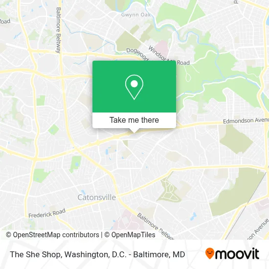 The She Shop map