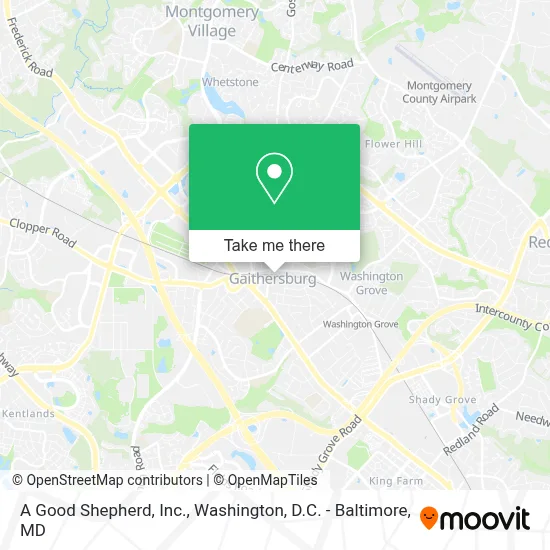 A Good Shepherd, Inc. map