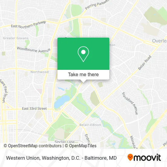 Western Union map