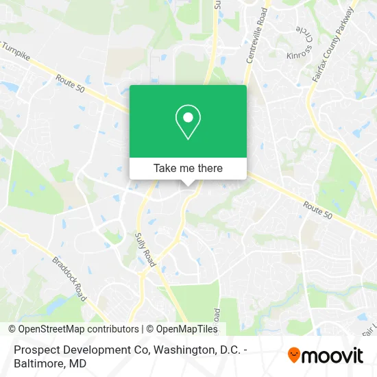 Prospect Development Co map
