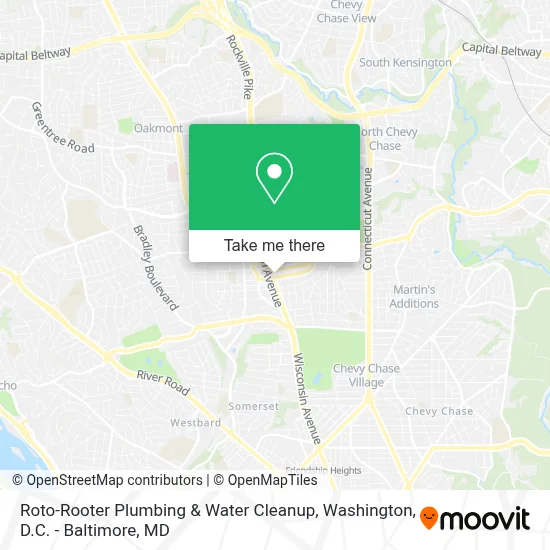 Roto-Rooter Plumbing & Water Cleanup map