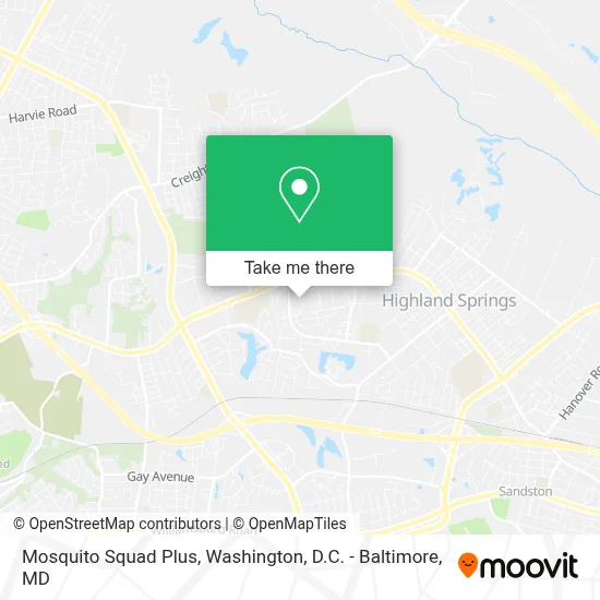Mosquito Squad Plus map