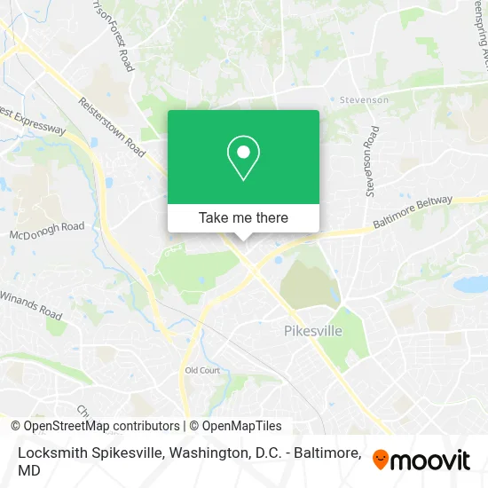 Locksmith Spikesville map
