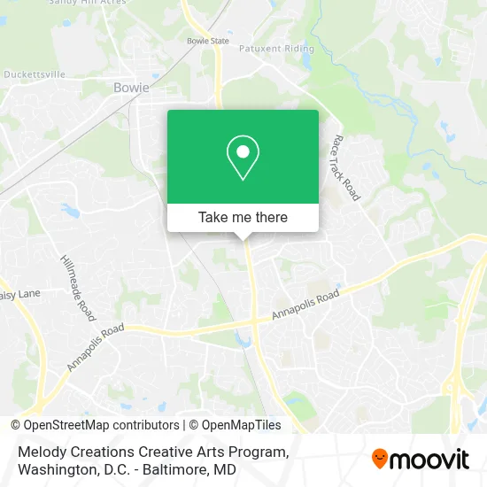 Melody Creations Creative Arts Program map