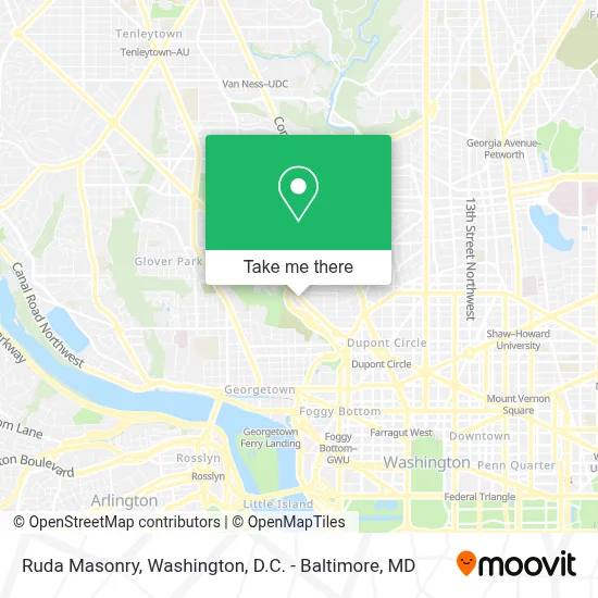Ruda Masonry map