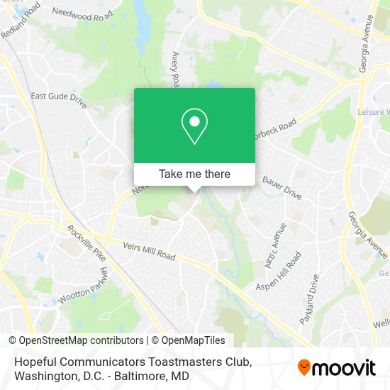 Hopeful Communicators Toastmasters Club map