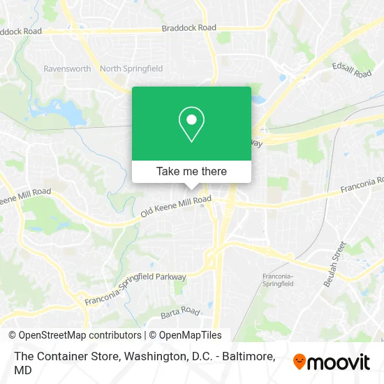 The Container Store map