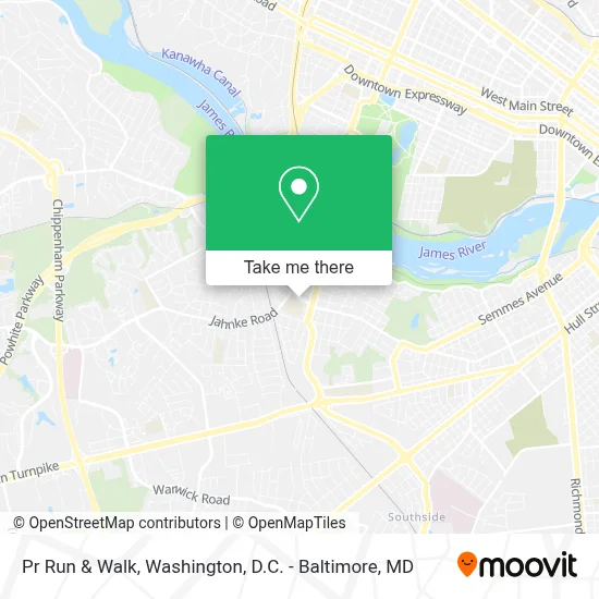 Pr Run & Walk map
