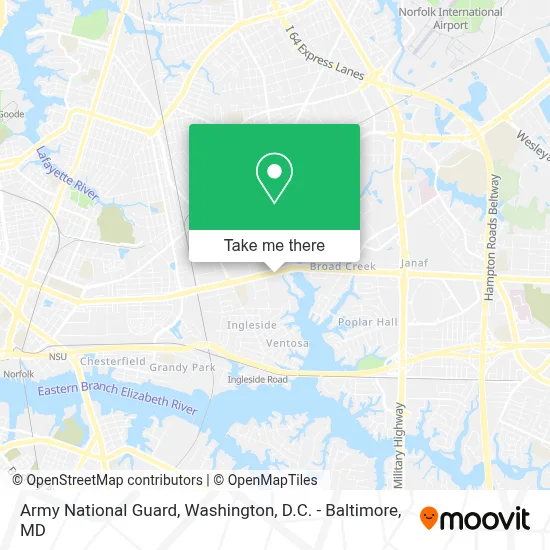 Army National Guard map
