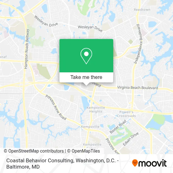 Coastal Behavior Consulting map