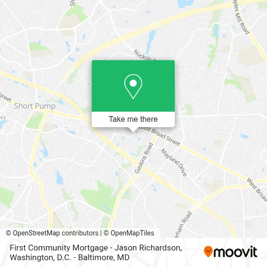 First Community Mortgage - Jason Richardson map