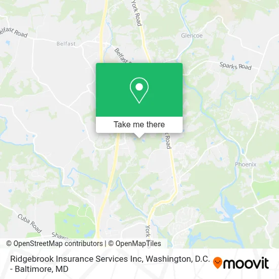 Ridgebrook Insurance Services Inc map