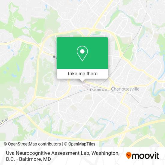 Uva Neurocognitive Assessment Lab map