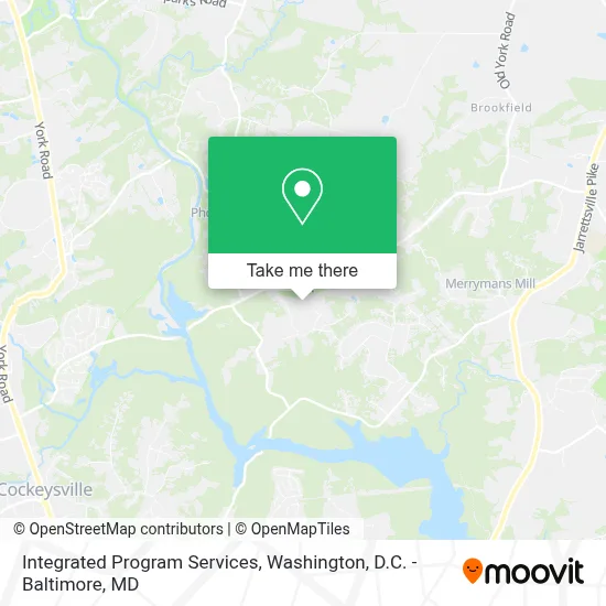 Integrated Program Services map