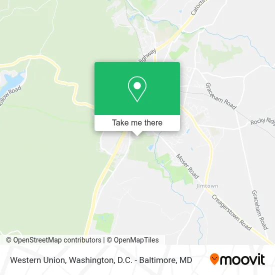Western Union map