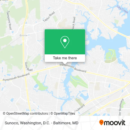 Sunoco map