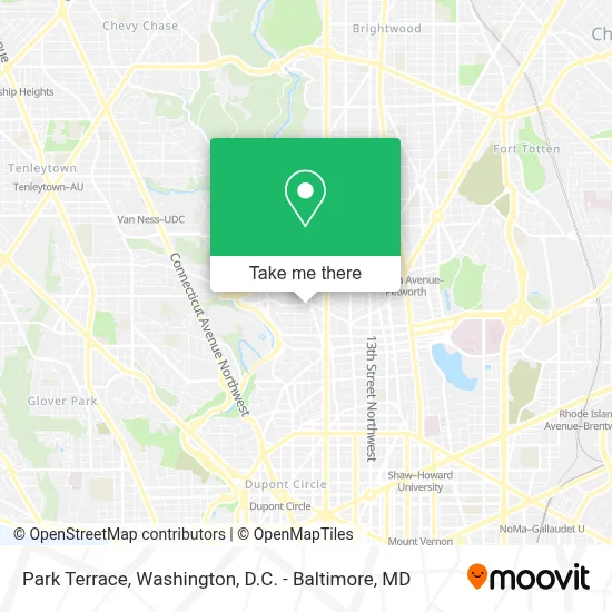 Park Terrace map