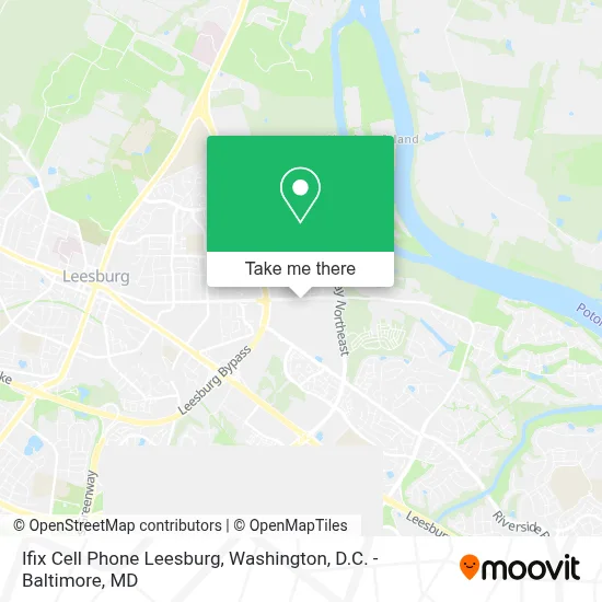 Ifix Cell Phone Leesburg map