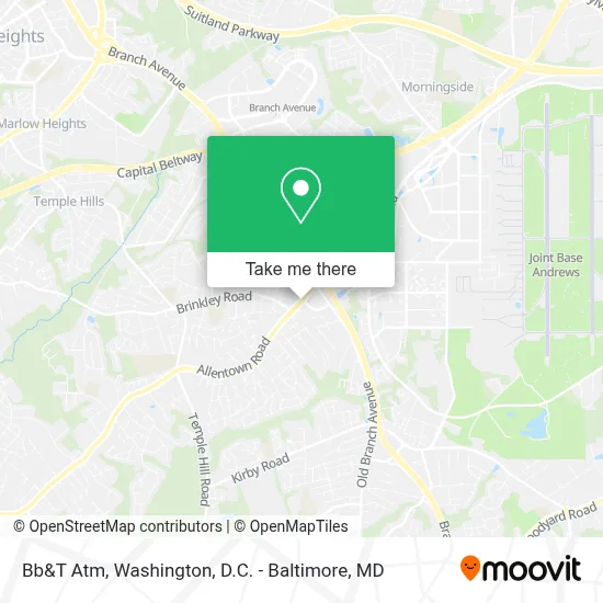 Bb&T Atm map