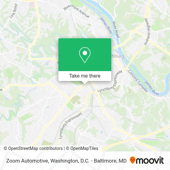 Zoom Automotive map