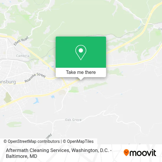 Aftermath Cleaning Services map