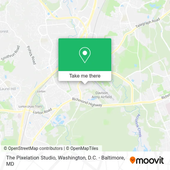 The Pixelation Studio map