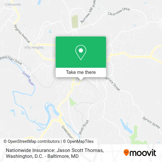 Nationwide Insurance: Jason Scott Thomas map