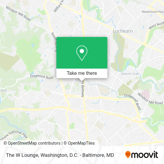 The W Lounge map