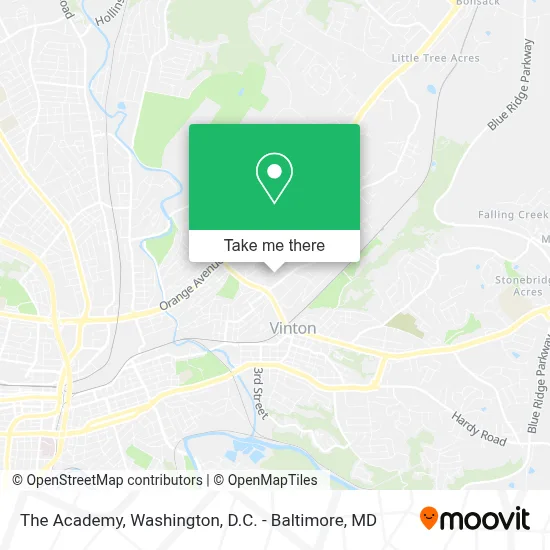 The Academy map