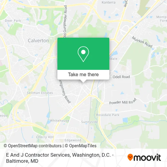 E And J Contractor Services map