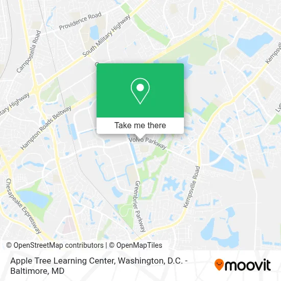 Apple Tree Learning Center map