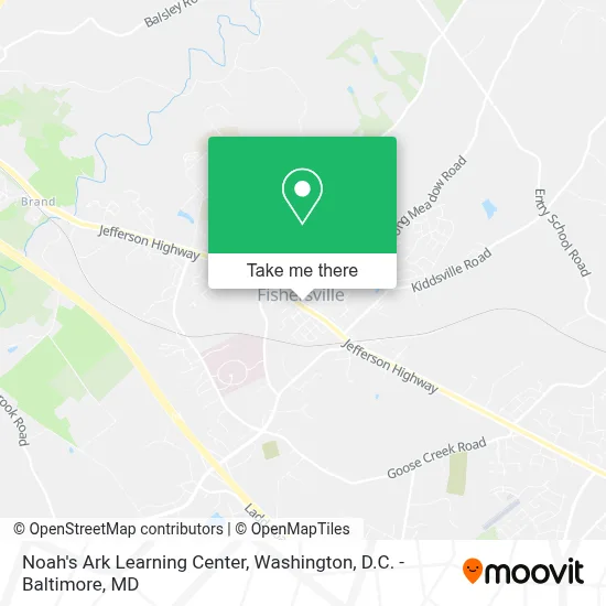 Noah's Ark Learning Center map