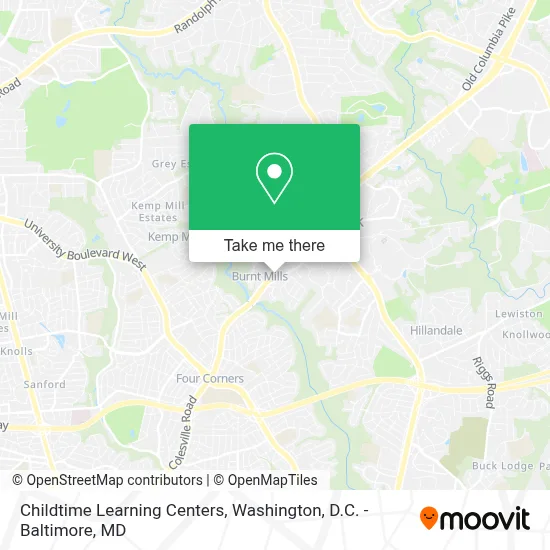 Childtime Learning Centers map