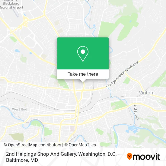 2nd Helpings Shop And Gallery map