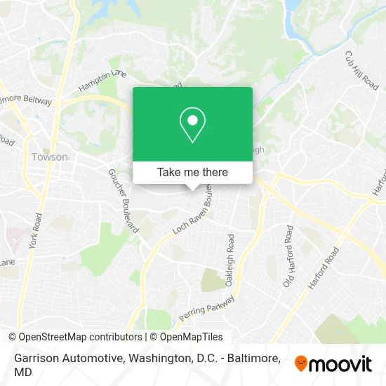 Garrison Automotive map