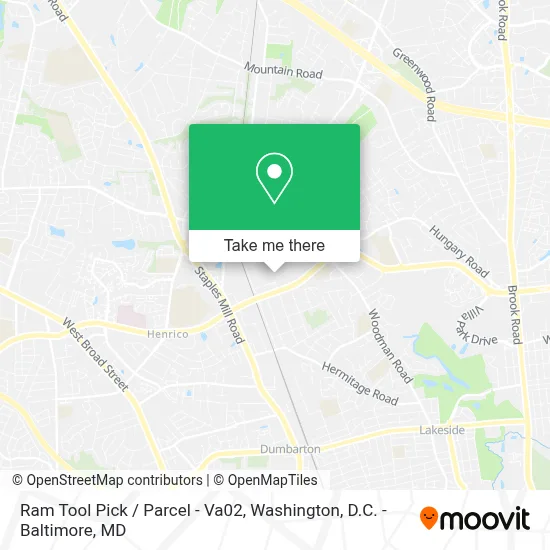 Ram Tool Pick / Parcel - Va02 map