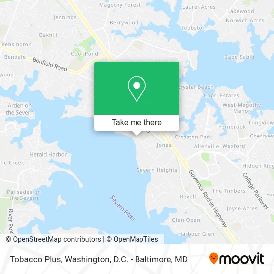 Tobacco Plus map