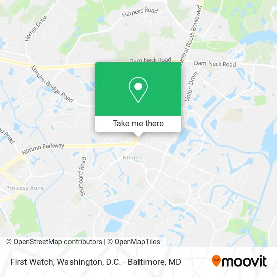 First Watch map