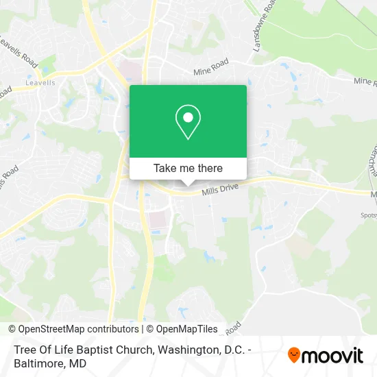 Tree Of Life Baptist Church map