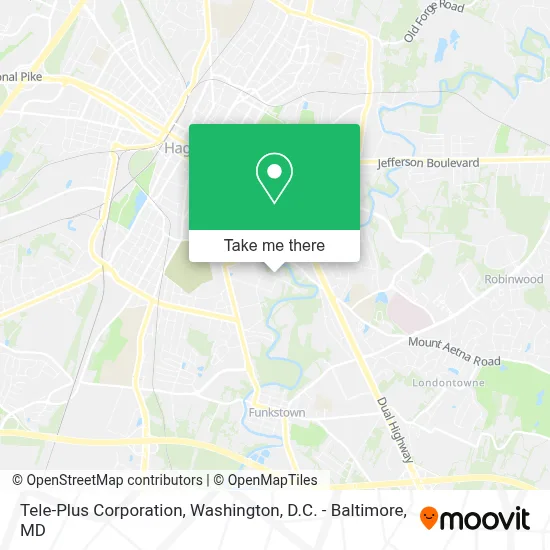 Tele-Plus Corporation map