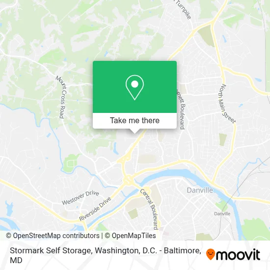 Stormark Self Storage map