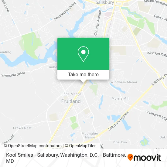 Kool Smiles - Salisbury map