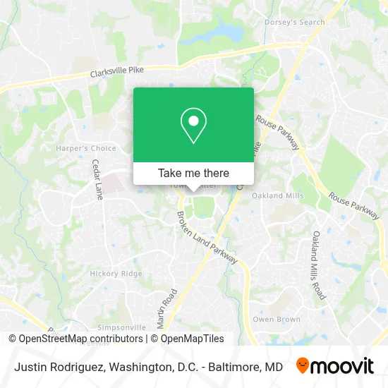 Justin Rodriguez map