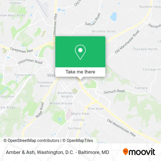 Amber & Ash map