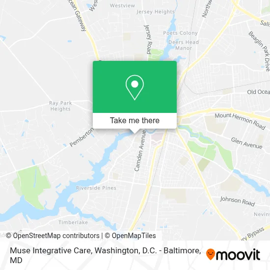 Muse Integrative Care map