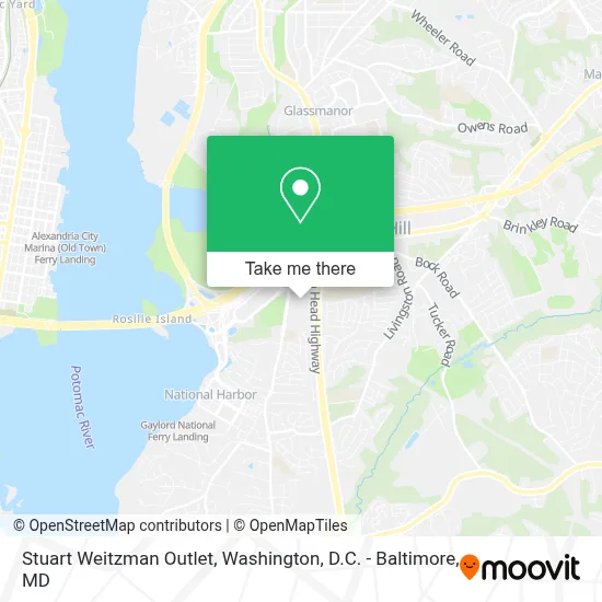 Stuart Weitzman Outlet map