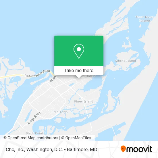 Chc, Inc. map