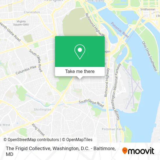 The Frigid Collective map
