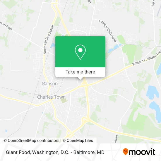 Giant Food map