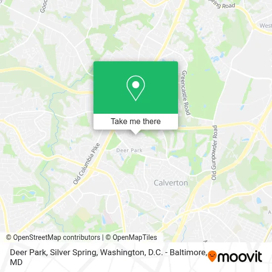 Deer Park, Silver Spring map